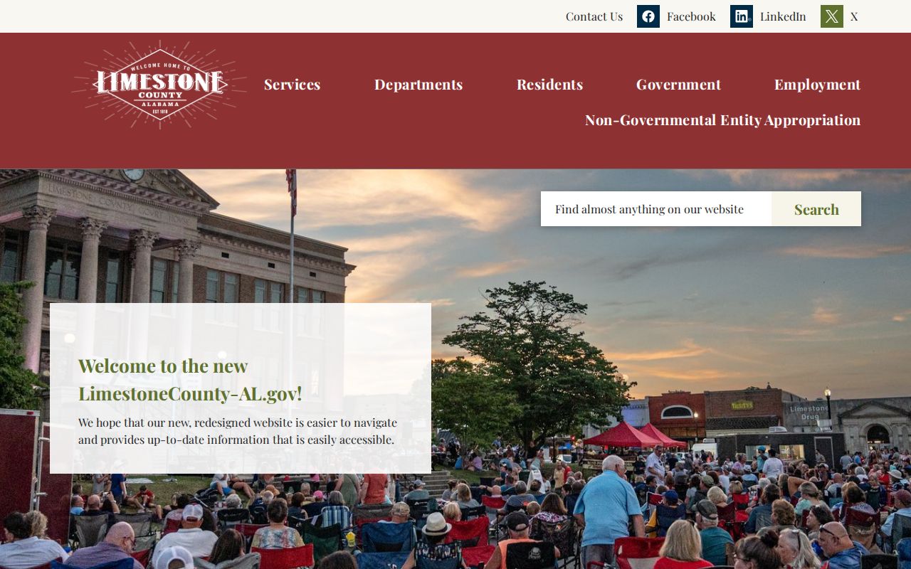 Limestone County court docket government search gateway