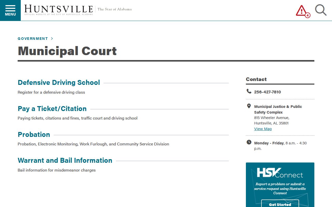 Limestone County court calendar Huntsville municipal route