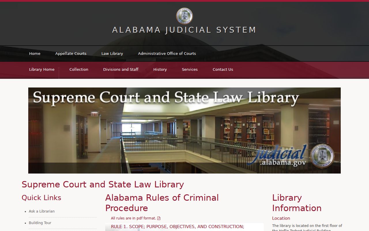 Limestone County criminal court dockets Alabama procedure library