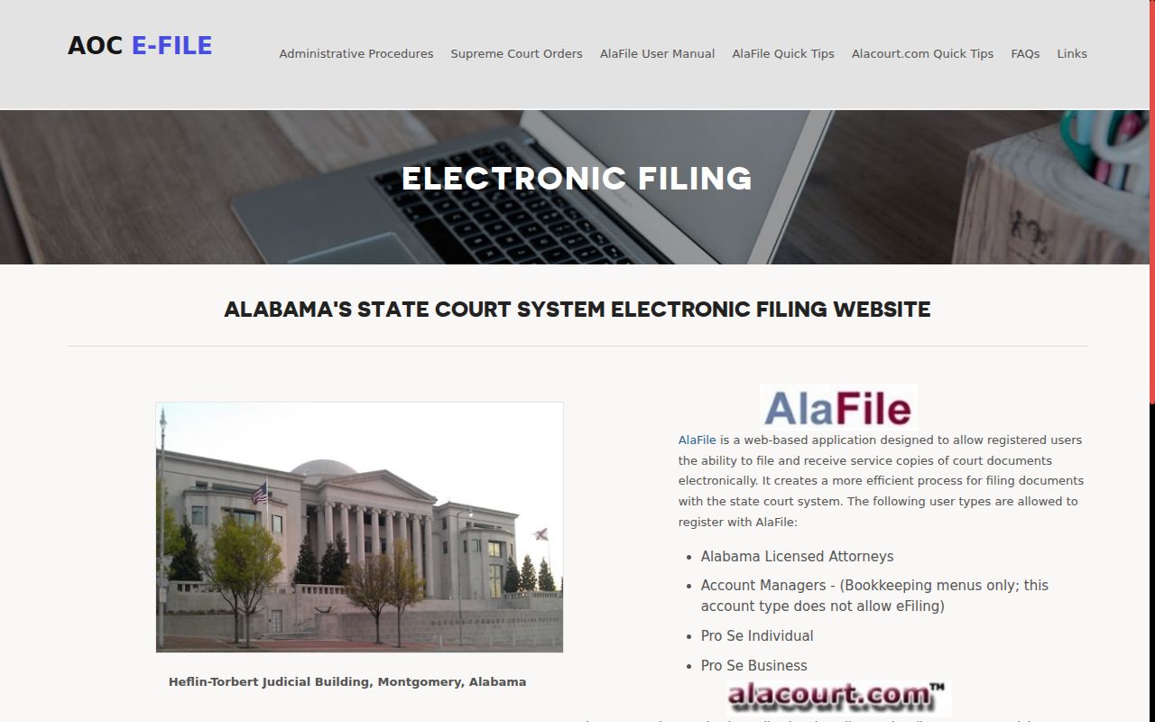 Limestone County case search Alabama electronic court systems