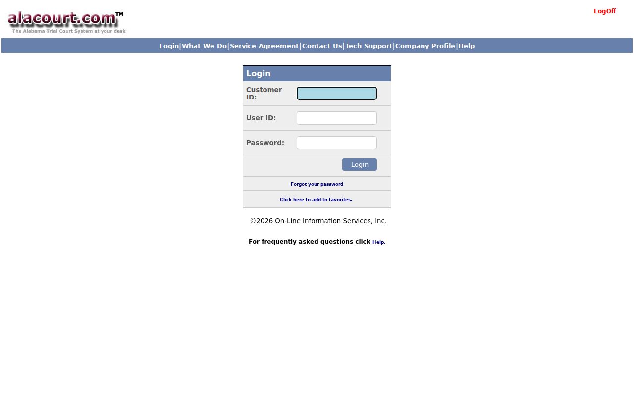 Limestone County case search Alacourt subscription